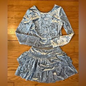 GAP kids crushed velvet matching set